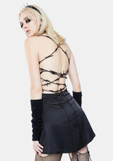 Piercing Through Mini Dress