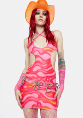 Pink Lava Sport Spice Tennis Dress