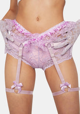 Your Angel Awaits Garter Belt