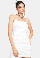 Only Pretending Satin Mini Dress