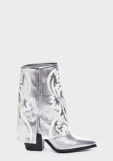 Silver Esperanza Cowboy Boots