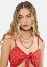 Dancefloor Diva Daisy Necklace