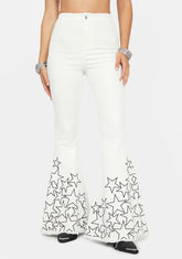 Astral Attitude Bell Bottom Jeans