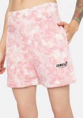 Pink Tie Dye Sweats Shorts