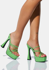 Kiwi Wish For The Best Platform Heels