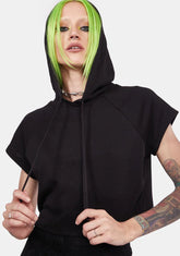 It's Never Enough Cropped Hoodie