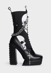 Moonfall Platform Ankle Boots