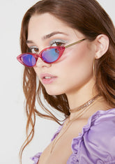 Pink Ladies Cat Eye Sunglasses