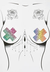 Super Sparkle Rock Kandi X Pasties