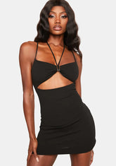 Make 'Em Pay Cutout Mini Dress