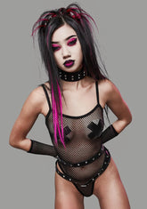 You Think You Know Me Fishnet Bodysuit