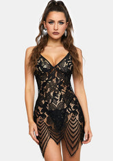 Midnight Rose Luxuria Babydoll Set