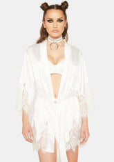 Icy Lay Me Down Satin Robe