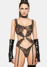 Spotlight On Me Leopard Print Teddy