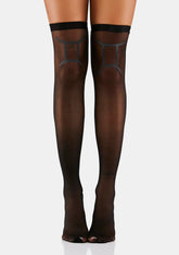 Twin Telepathy Thigh High Socks