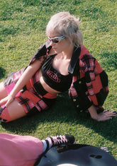 Scream And Shout Patchwork Jacket