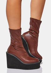 Cocoa Newest Issue Wedge Ankle Boots