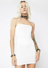 Cool High Status Strapless Mini Dress