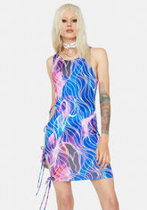 Electrify Me Cutout Mini Dress