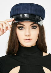 Cabs Here Pinstripe Hat