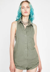 Sunday's Cool Denim Romper