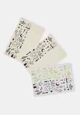 The Curiosities Tattoo Sheet (Glow-in-the-Dark)