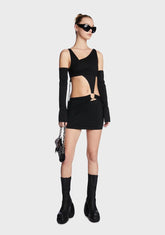 Bound By Time Dress And Gloves Set