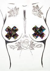 Rainbow X Sequin Pasties