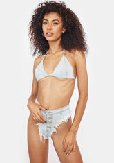The High Life Denim Lingerie Set