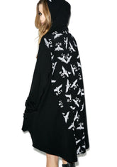 Allover Eagle Cape Coat