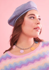 On Time Clock Charm Necklace