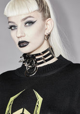 Layered O-Ring Spike Choker