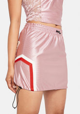 Pink Sport Mini Skirt