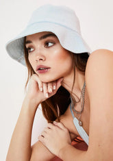 Sky Sunsoaked Dreams Terry Cloth Bucket Hat