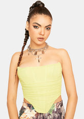 Sunny Too Precious Corset Crop Top