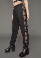 No Time To Waste Buckle Sweatpants