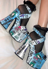 To Be Continued Platform Heels