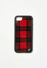 Red Plaid iPhone Case