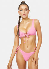 Pink Leto Bikini Top