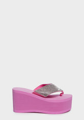 Spirit Walker Platform Sandals - Pink