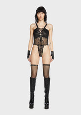 Two's A Charm Lace Teddy