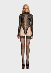 Love Aflame Lace Bodysuit