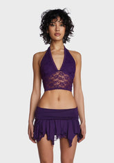 Tales Of Fantasy Halter Top - Purple