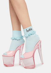 Real Hot Girl Ruffle Socks