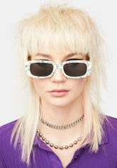 Rose Local Celeb Rectangle Glasses