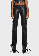 Symone Lace-Up Pants