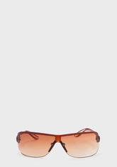 Homage Shield Sunglasses - Brown