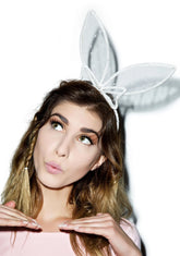 Play With Me Bunny Headband - Black