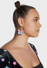 Trippy Wings Butterfly Earrings