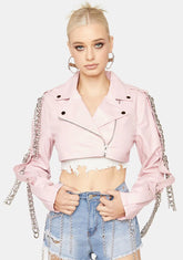 Diva Shackled To You Cropped Jacket